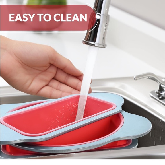 Kitchen Silicone Baking Pans Set. 3 PCS Professional Silicone Non-Stick - Picture 5 of 6